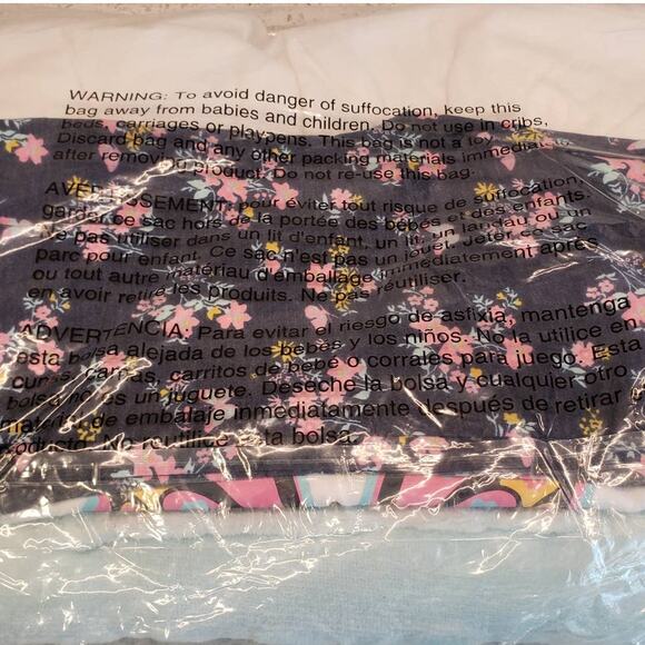 BCBG Girls Butterfly 3 Piece Set Blue and Aqua with Butterflies Size 5 - Picture 4 of 5